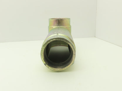 Bridgeport LB-70 4" Hub Malleable Iron LB Conduit Body Threaded Rigid