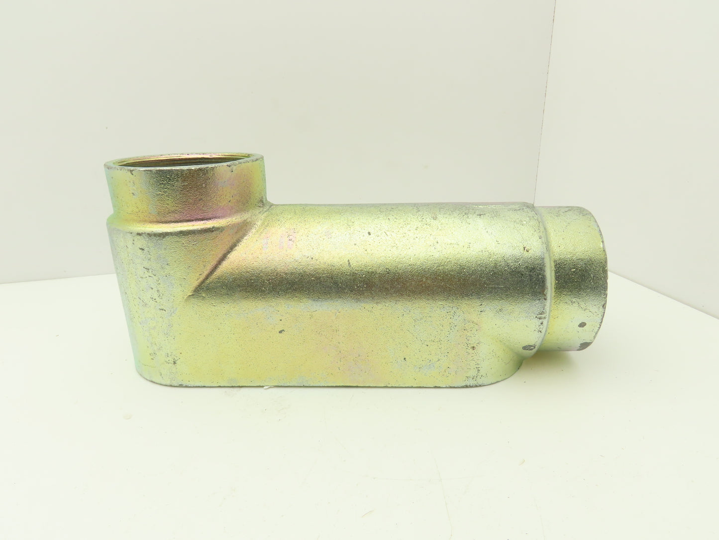 Bridgeport LB-70 4" Hub Malleable Iron LB Conduit Body Threaded Rigid