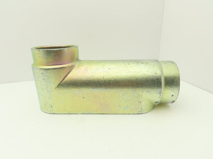 Bridgeport LB-70 4" Hub Malleable Iron LB Conduit Body Threaded Rigid