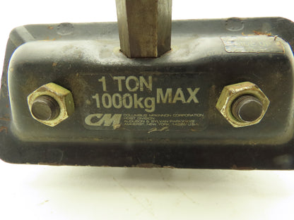 CM Series 632 1 Ton Manual Plain Push Trolley 2-5/8"-5-1/16" Flange