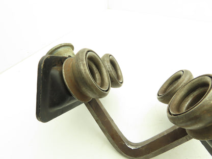 CM Series 632 1 Ton Manual Plain Push Trolley 2-5/8"-5-1/16" Flange