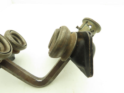 CM Series 632 1 Ton Manual Plain Push Trolley 2-5/8"-5-1/16" Flange