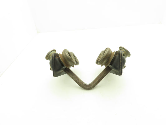 CM Series 632 1 Ton Manual Plain Push Trolley 2-5/8"-5-1/16" Flange