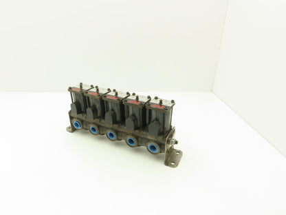 Racine 998785 Parker Hydraulic Solenoid Valve 5 Station 1/2" 12VDC Coil 493482