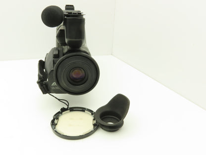 Panasonic AG-455 Camcorder Movie Camera S-VHS Reporter W/Hard Case Powered Up
