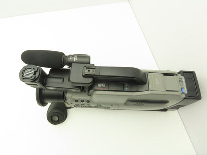 Panasonic AG-455 Camcorder Movie Camera S-VHS Reporter W/Hard Case Powered Up