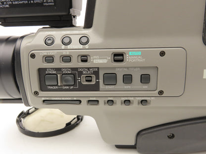 Panasonic AG-455 Camcorder Movie Camera S-VHS Reporter W/Hard Case Powered Up