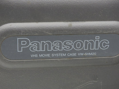 Panasonic AG-455 Camcorder Movie Camera S-VHS Reporter W/Hard Case Powered Up