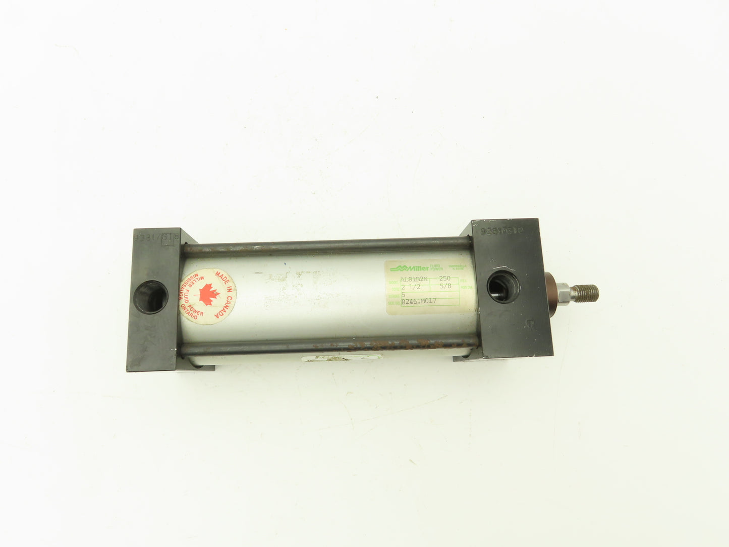 Miller Fluid Power AL81B2N Pneumatic Cylinder 2-1/2" Bore 5" Stroke 250PSI