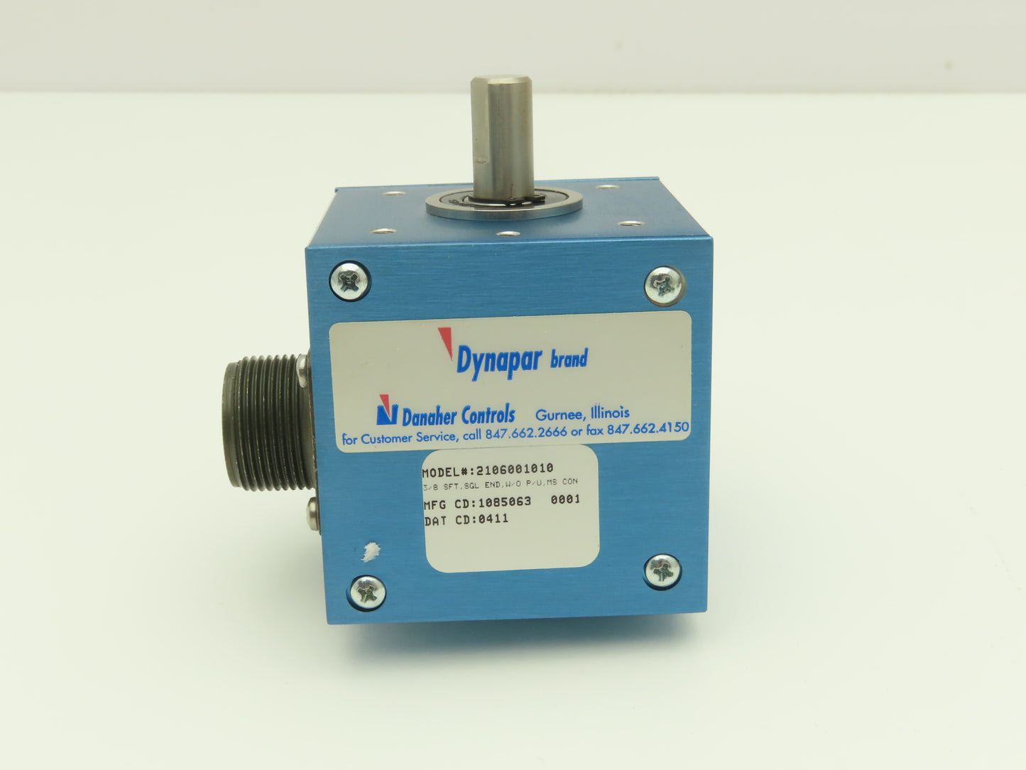 Dynapar Controls 2106001010 Danaher Servo Motor Encoder 3/8" Shaft 5-26V