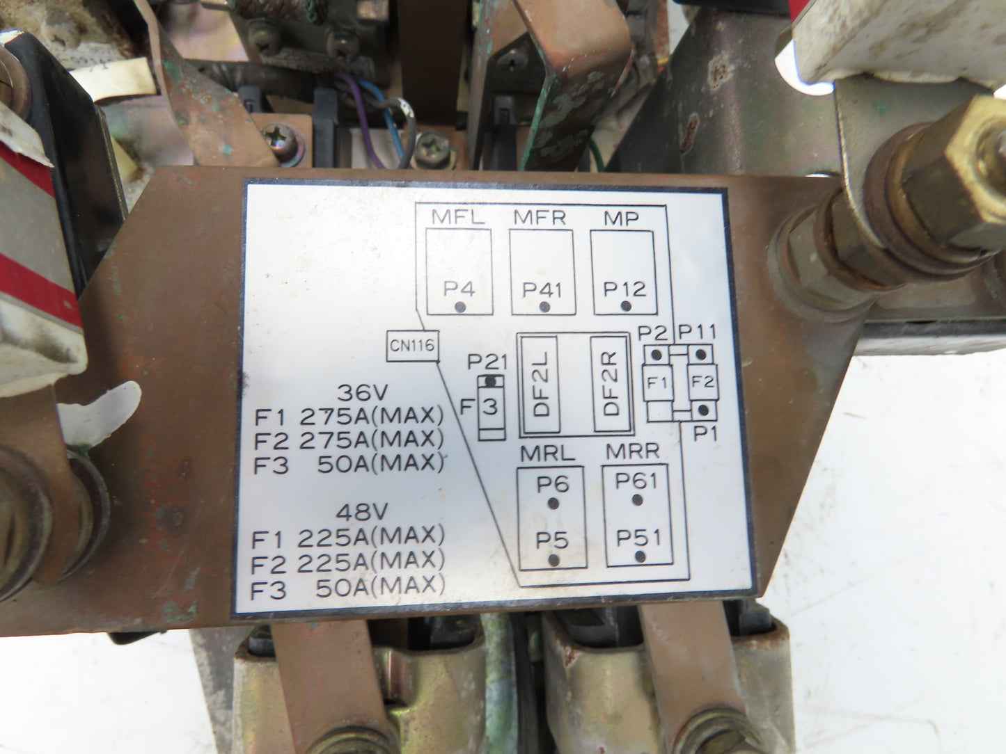 Toyota 24340-12230-71 Forklift Motor Contactor Control Assembly From 5FBE15