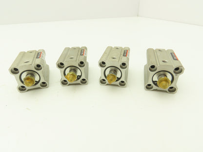 SMC NCQ2B16-25DM Pneumatic Cylinder 16mm Bore 25mm Stroke Lot of 4