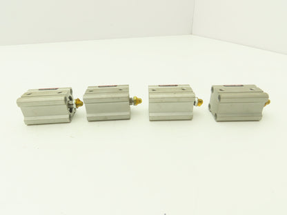 SMC NCQ2B16-25DM Pneumatic Cylinder 16mm Bore 25mm Stroke Lot of 4