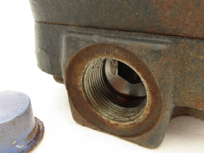 Cleveland 6-2873-2 Hydraulic Manual Lever Directional Control Valve 2-Way 2-Pos 1"