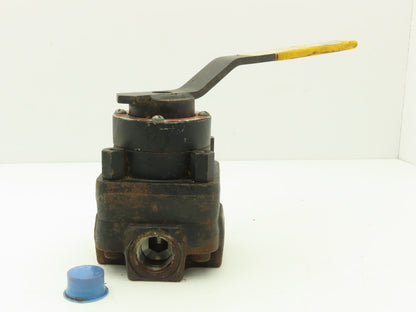 Cleveland 6-2873-2 Hydraulic Manual Lever Directional Control Valve 2-Way 2-Pos 1"