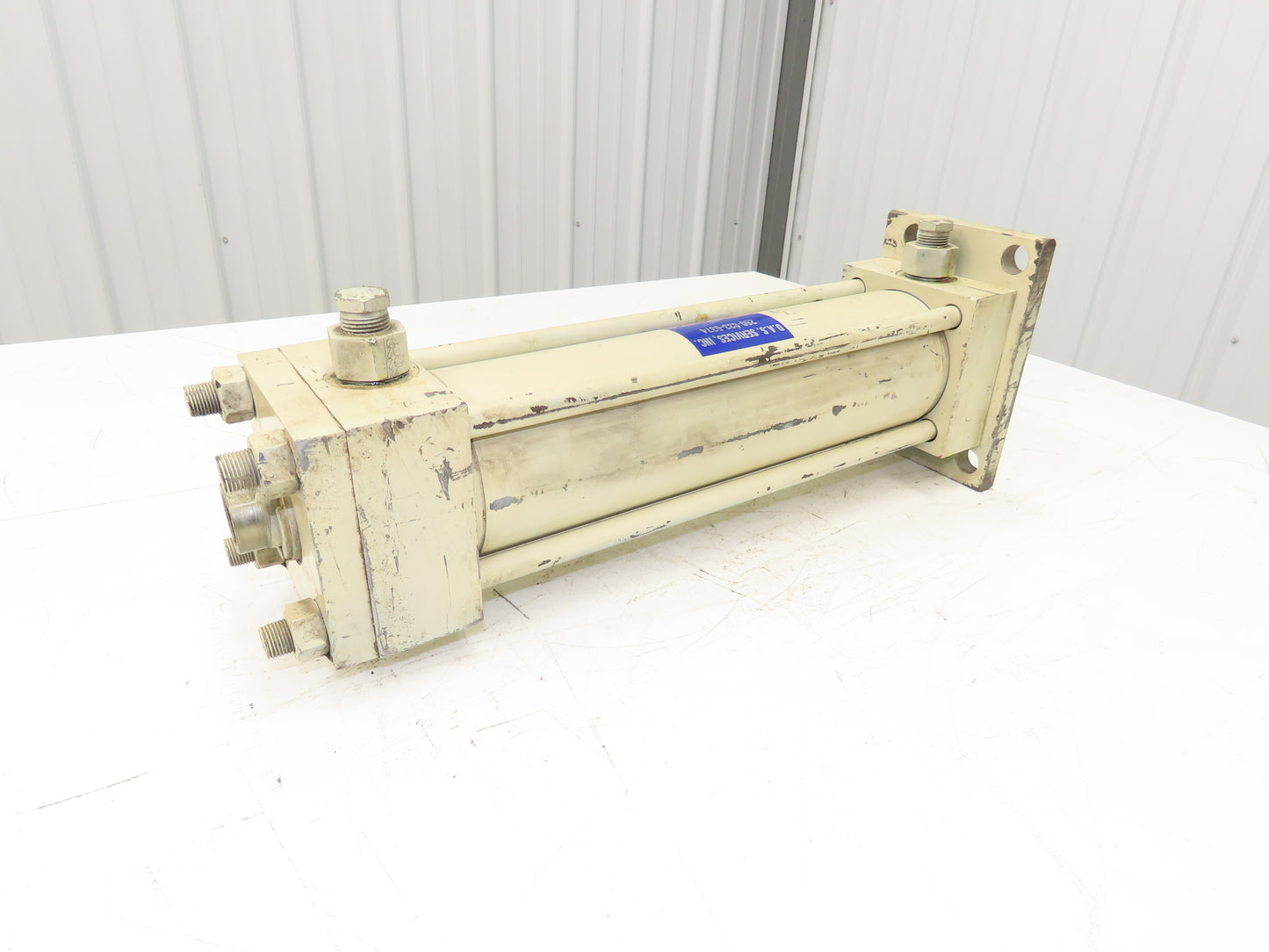Parker Hannifin H-2HT-14 Hydraulic Cylinder 3.25"Bore 12" Stroke Flanged 2500psi