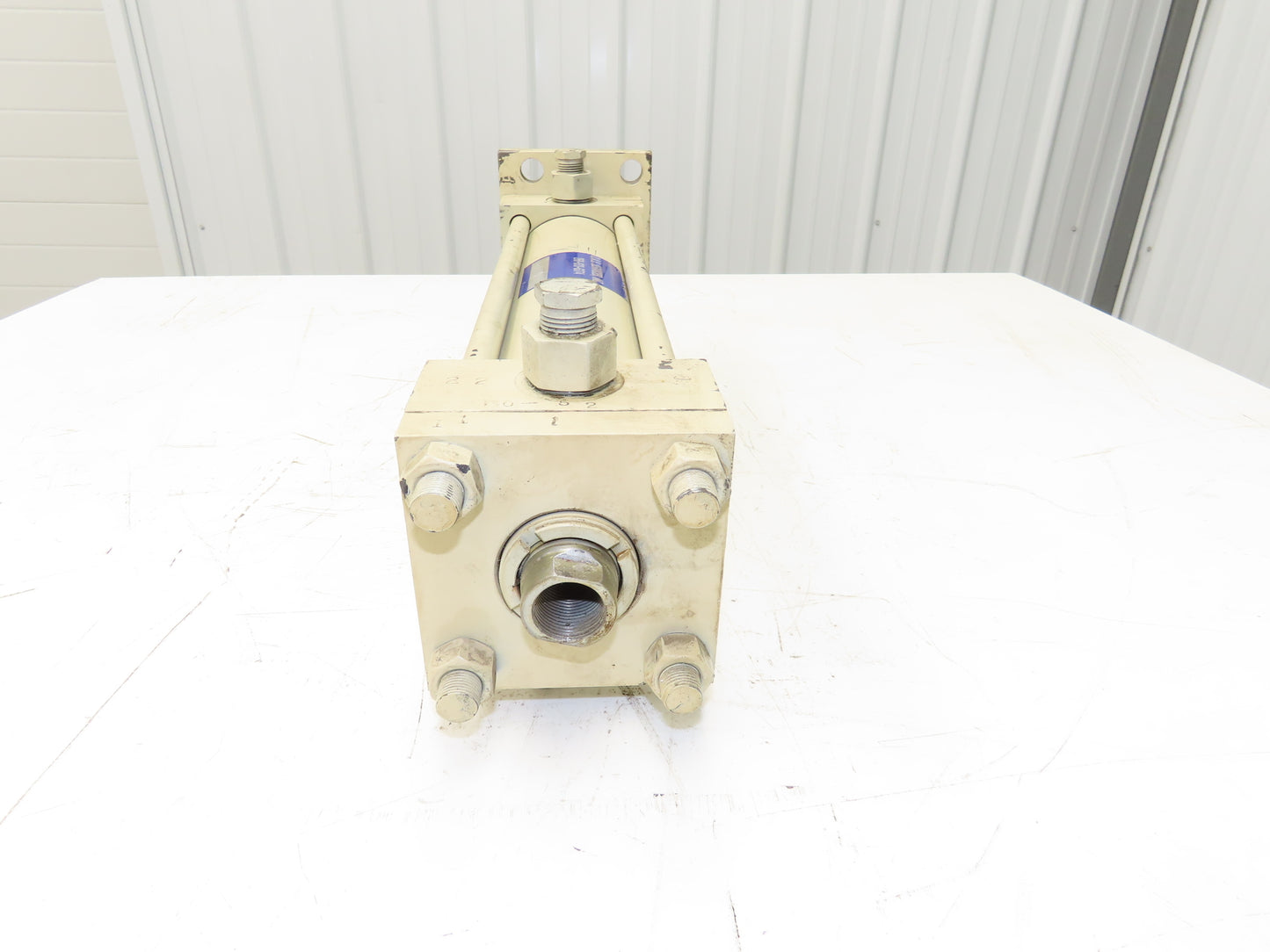 Parker Hannifin H-2HT-14 Hydraulic Cylinder 3.25"Bore 12" Stroke Flanged 2500psi