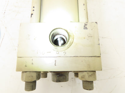 Parker Hannifin H-2HT-14 Hydraulic Cylinder 3.25"Bore 12" Stroke Flanged 2500psi