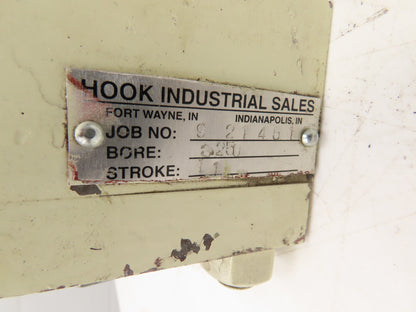 Parker Hannifin H-2HS 14 Hydraulic Cylinder 3.25"Bore 12" Stroke Flanged 3000psi