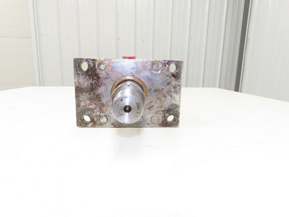 Parker Hannifin Hydraulic Cylinder 4" Bore 20" Stroke Flange Mount Extended Rod