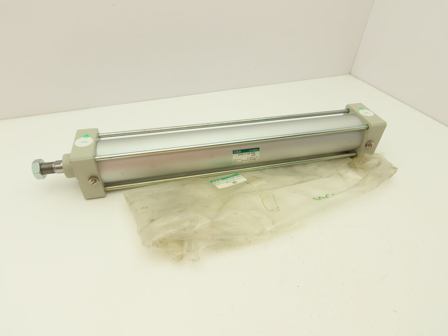 CKD SCA2-T-CB-63B-400 Pneumatic Air Cylinder 63mm Bore 400mm Stroke 145PSI