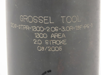 Grossel Tool Company Welding Machine Cylinder 2.0 Stroke 1300 Area