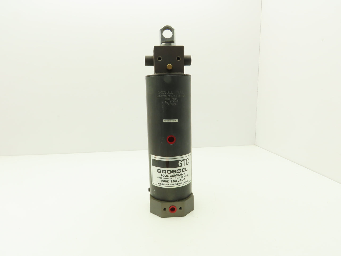 Grossel Tool Company Welding Machine Cylinder 3.0 Stroke 2125 Area