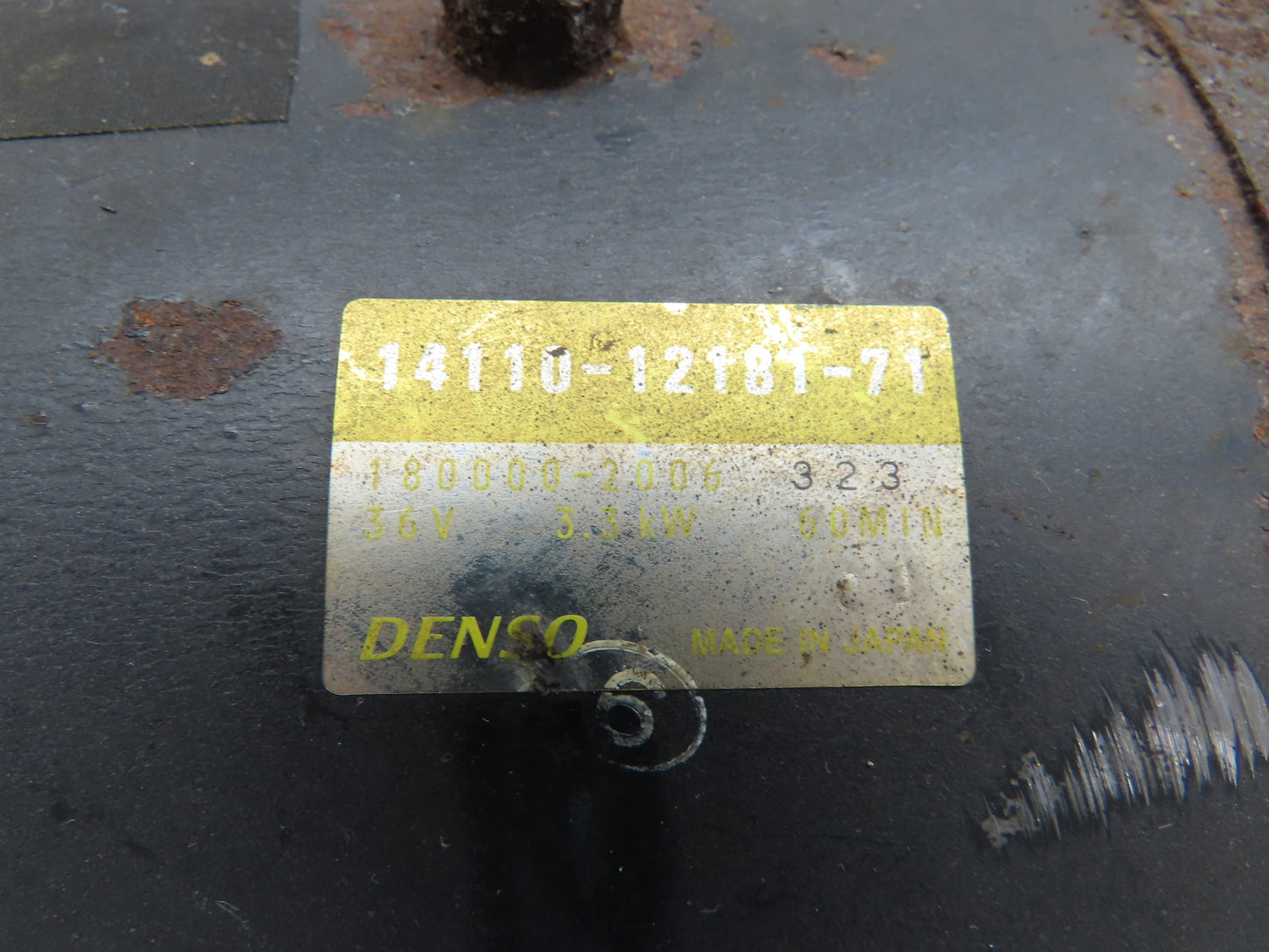 Toyota 14110-12181-71 Forklift Right Front Drive Axle & Motor 5-Lug Off 5FBE15