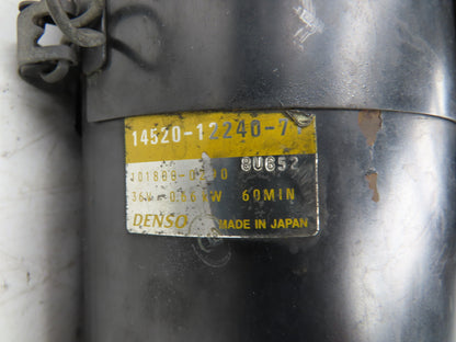 Denso 14520-12240-71 Hydraulic Pump Motor 36V Toyota 5FBE15 Electric Forklift