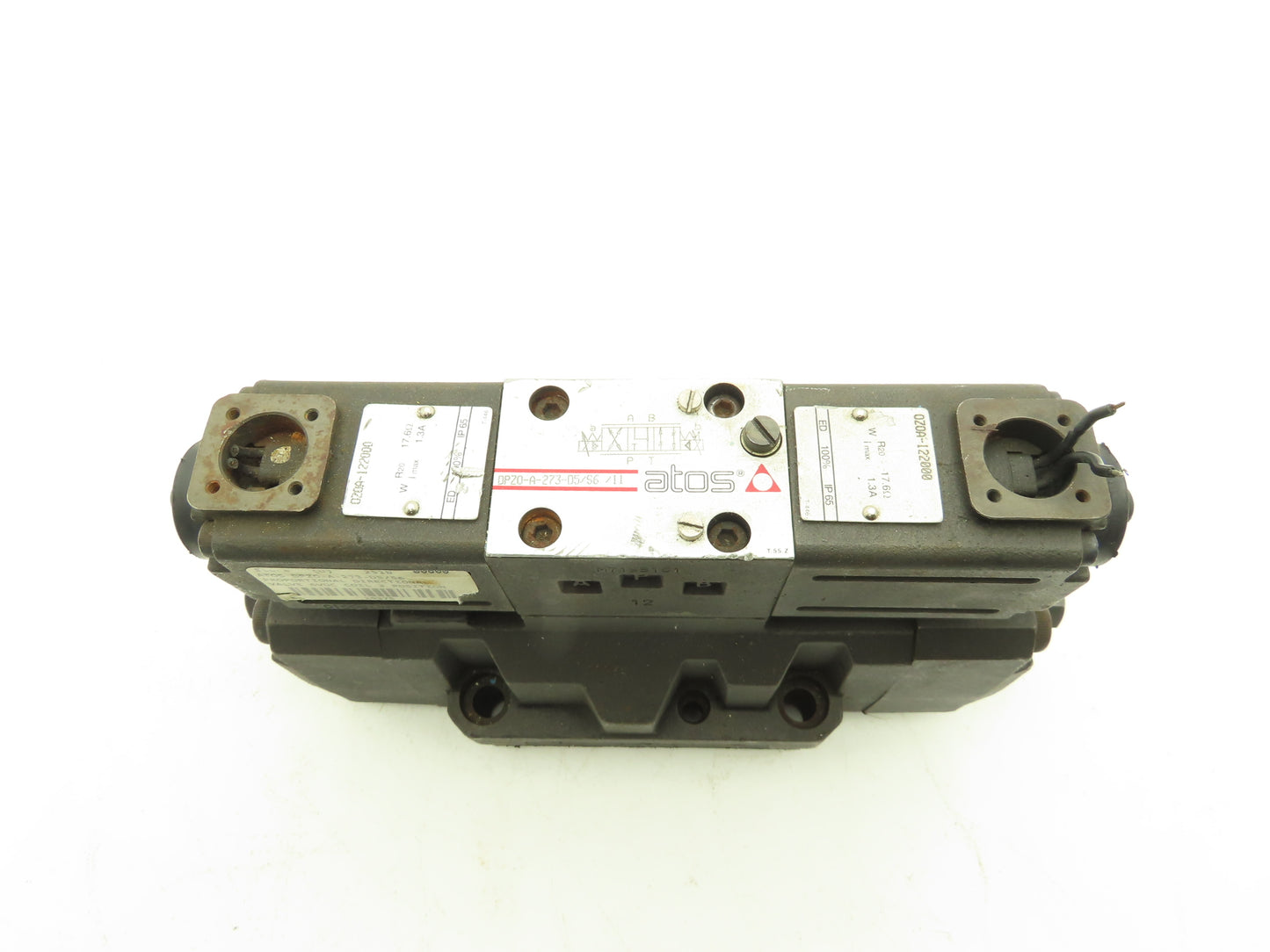 Atos DPZO-A-273-D5/S6/11 Proportional Directional Valve  *Needs Coil Replaced*