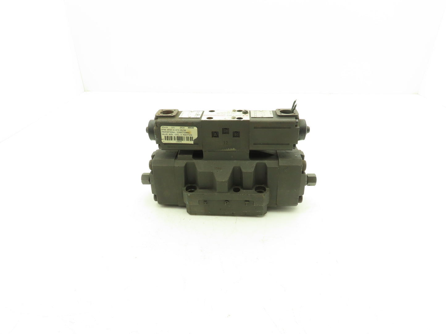 Atos DPZO-A-273-D5/S6/11 Proportional Directional Valve  *Needs Coil Replaced*