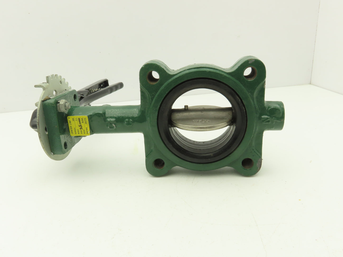 Centerline 52 Series 200 Butterfly Valve 3" Wafer 4-Bolt 200 PSI CF8M Buna