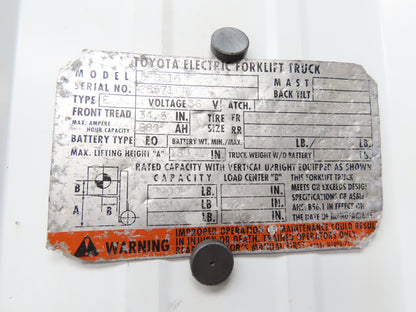 Toyota 24340-12230-71 Forklift Motor Contactor Control Assembly From 5FBE15