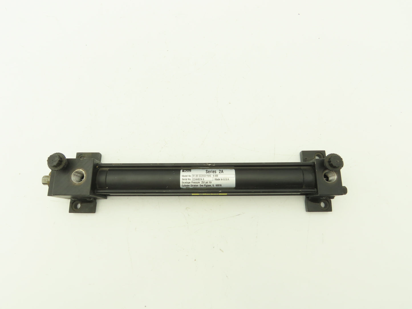 Parker CC2AUV19AC Pneumatic Air Cylinder 1" Bore 8" Stroke 250psi