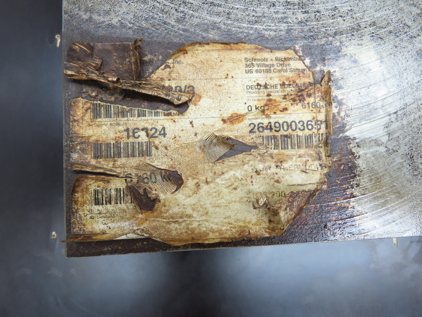 Tool Steel Stock Rectangle Block 7.68"H x 15.87"W x 23.62"  800Lbs