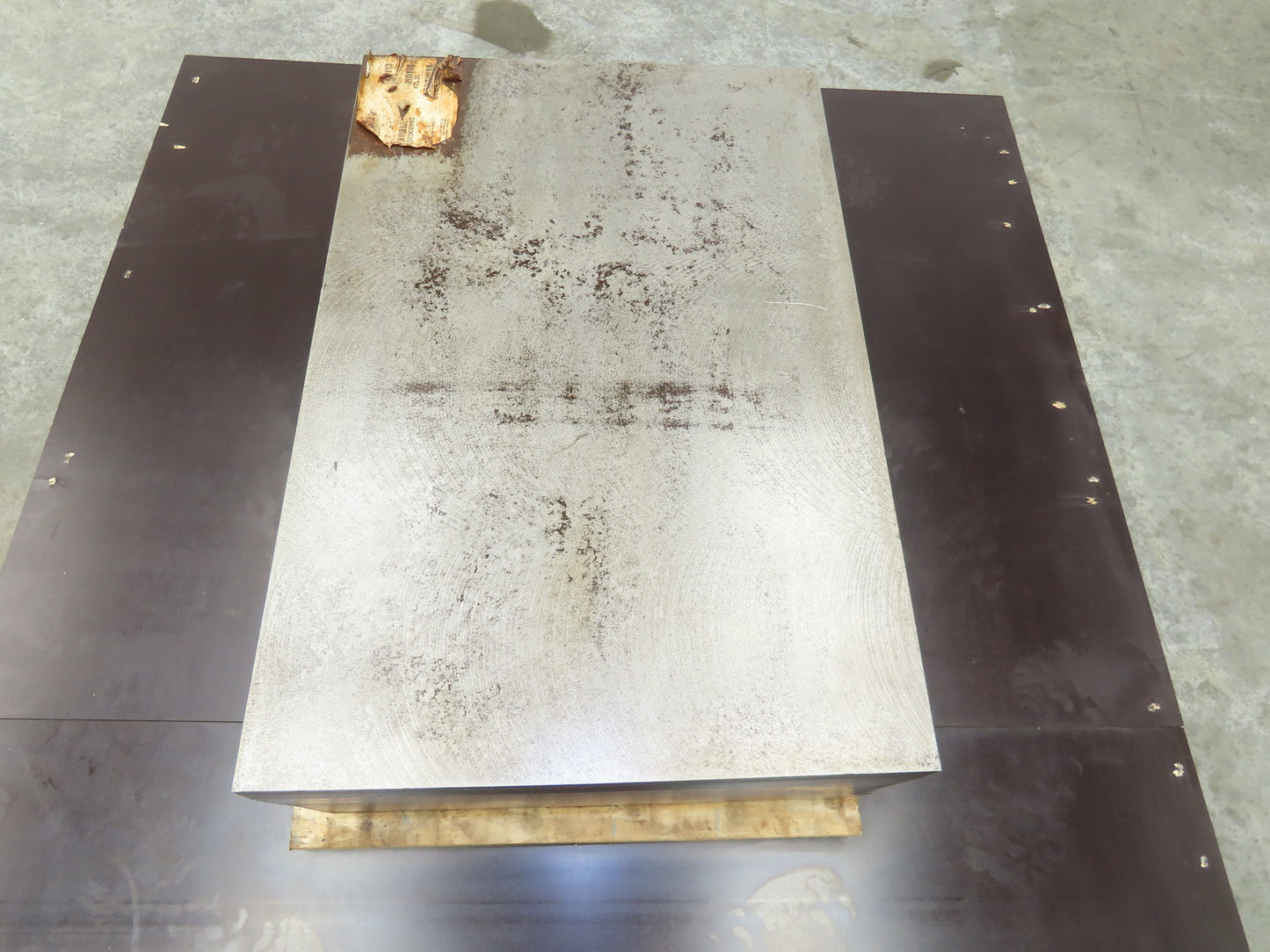 Tool Steel Stock Rectangle Block 7.68"H x 15.87"W x 23.62"  800Lbs