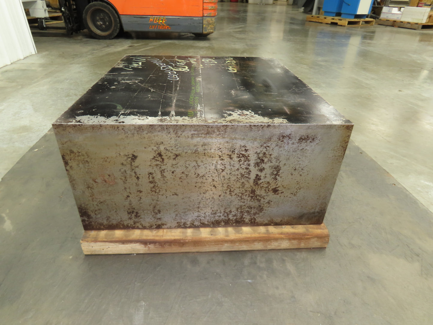 Uddeholm Tool Steel Stock Rectangle Block 8.62"H x 18.25"W x 20.25"  900Lbs