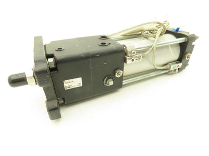 SMC CDNAFN63-100-D Pneumatic Air Locking Rod Cylinder 63mm Bore 100mm Stroke