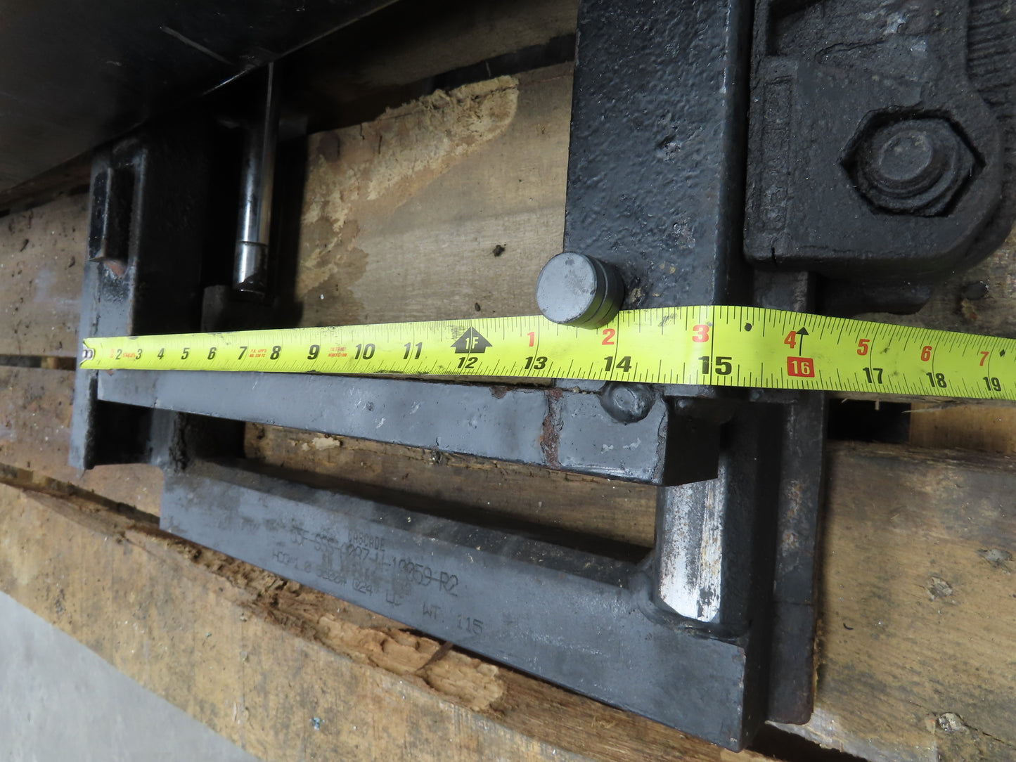 Toyota Forklift Mast 3 Stage 4 Lever 189" Lift 2900lb 5FBE15 Class 2