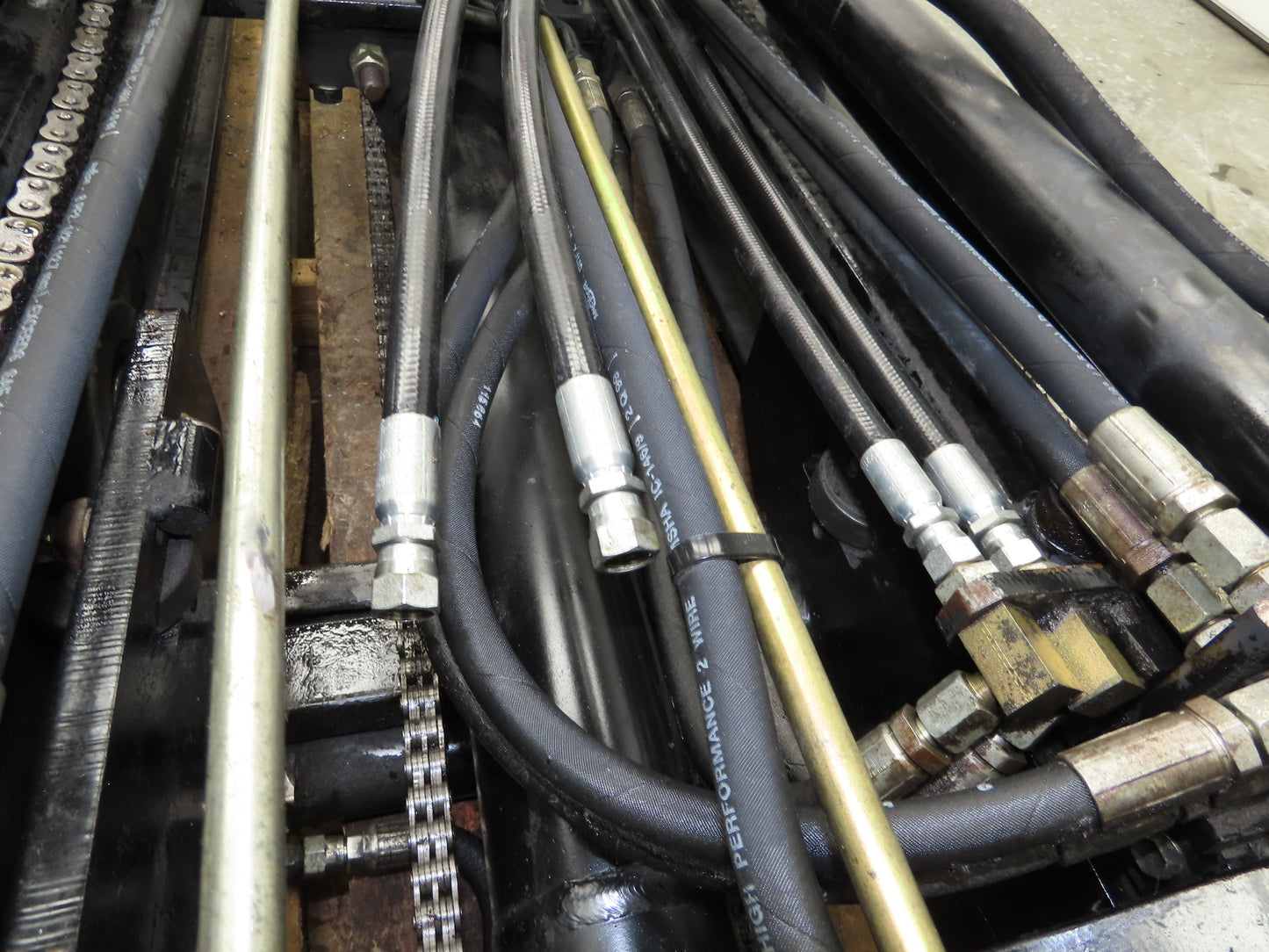 Toyota Forklift Mast 3 Stage 4 Lever 189" Lift 2900lb 5FBE15 Class 2