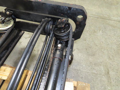 Toyota Forklift Mast 3 Stage 4 Lever 189" Lift 2900lb 5FBE15 Class 2