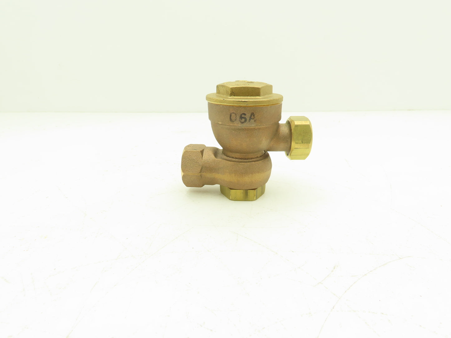 ITT Hoffman 17C-2 Thermostatic Steam Trap 1/2"NPT Brass Angle