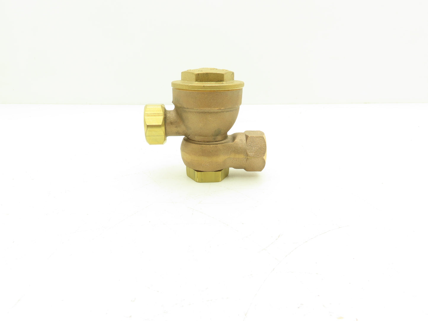 ITT Hoffman 17C-2 Thermostatic Steam Trap 1/2"NPT Brass Angle