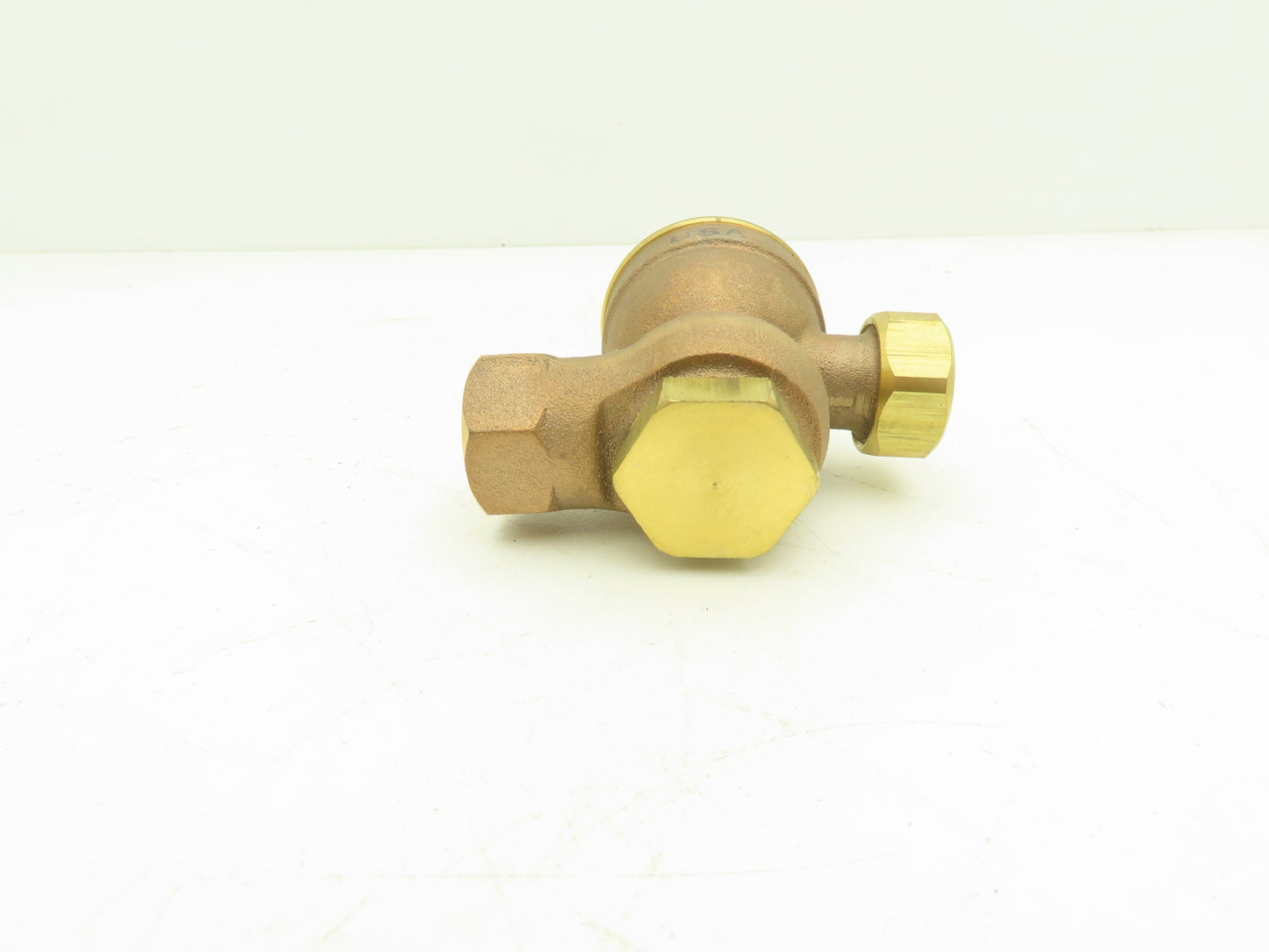 ITT Hoffman 17C-2 Thermostatic Steam Trap 1/2"NPT Brass Angle