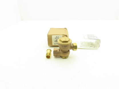 ITT Hoffman 17C-2 Thermostatic Steam Trap 1/2"NPT Brass Angle