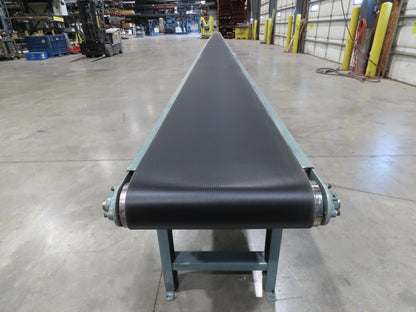 Hytrol 18"x 60' 10" Slider Bed Conveyor 15.5" Belt 1/2Hp 3PH Center Drive 100FPM