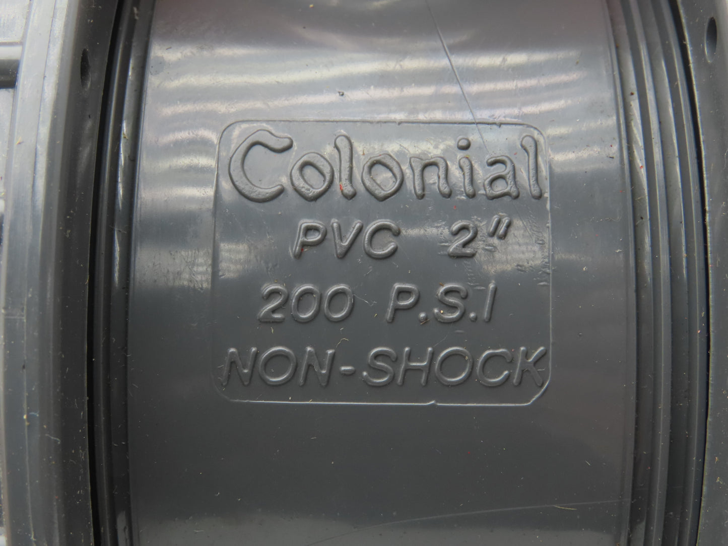 Colonial V20101N True Union Ball Valve 2" PVC EPDM Seat Threaded & Glue On