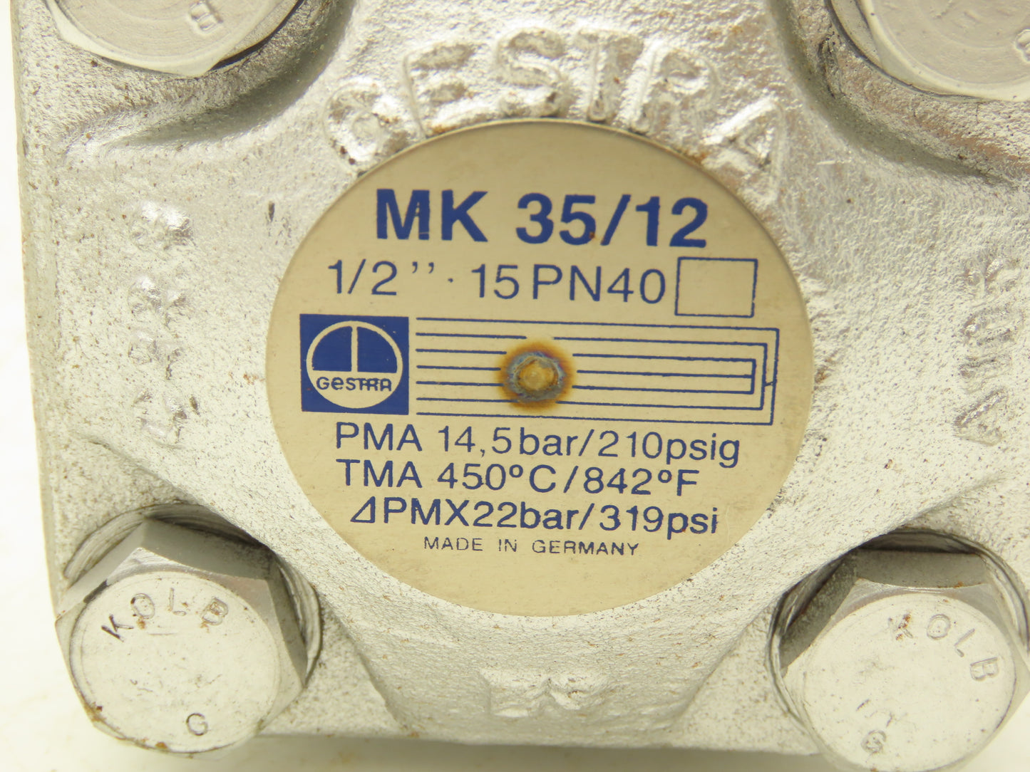 Gestra MK 35/12 Cast Iron Steam Trap 1/2"NPT 15PN40