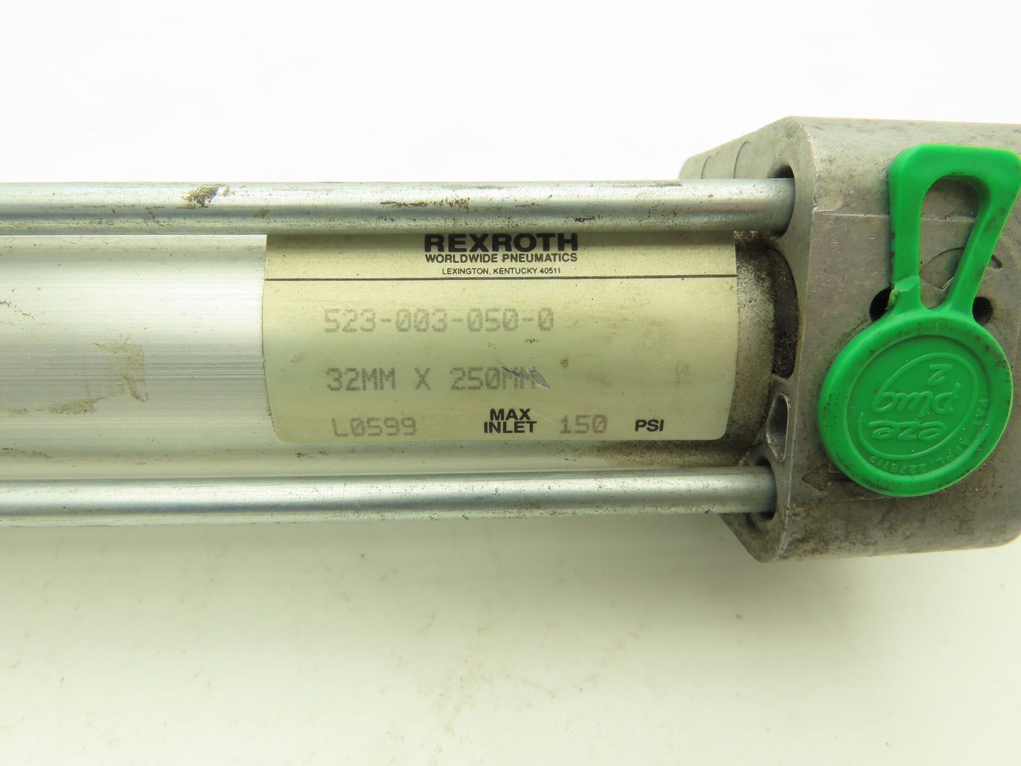 Rexroth 523-003-050-0 Pneumatic Air Cylinder 32mm Bore 250mm Stroke 150psi