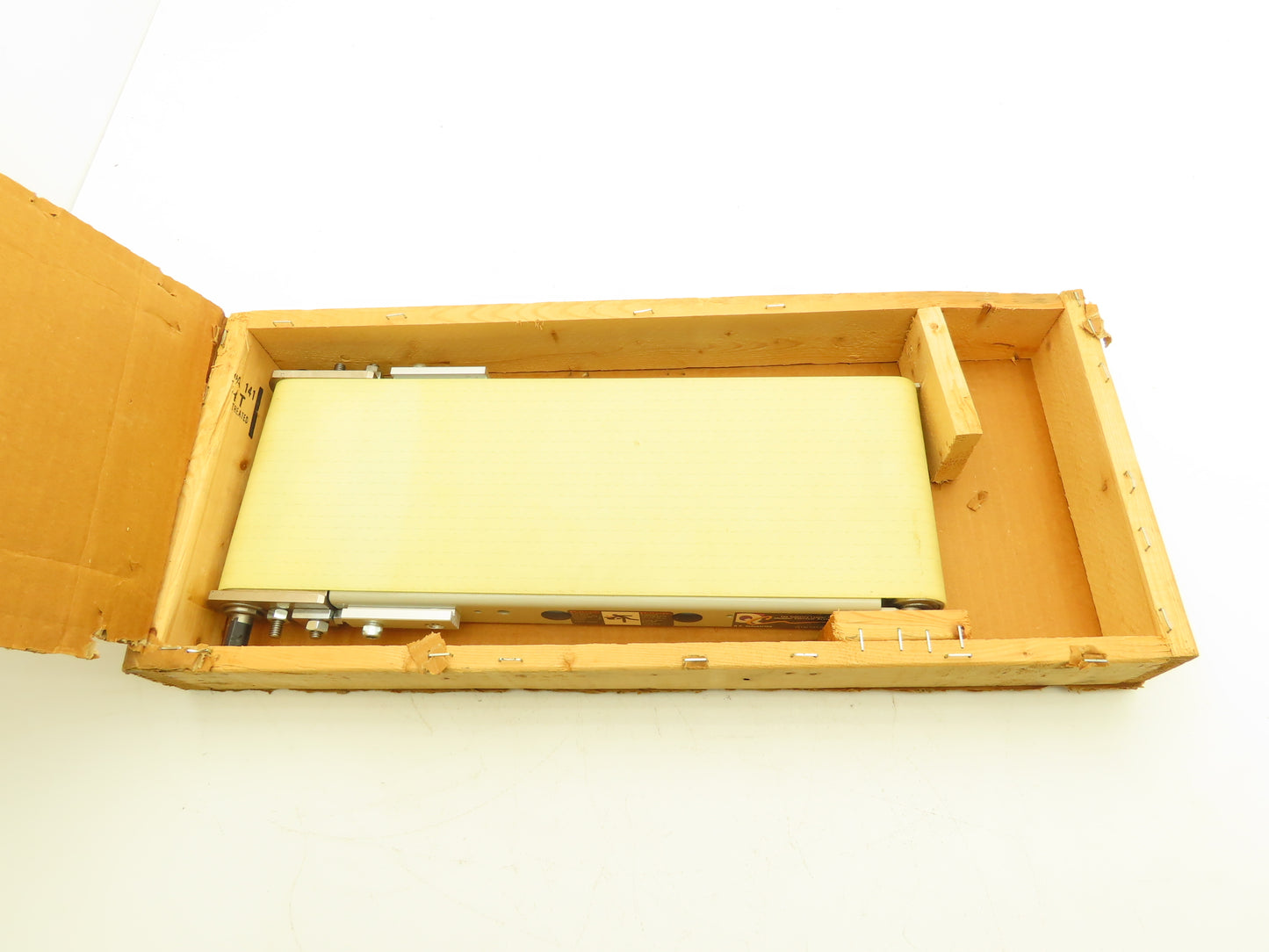 QC Industries 1ESBH06-018-BSQ-MAA 6" x 17.5" Low Profile Belt Conveyor No Drive